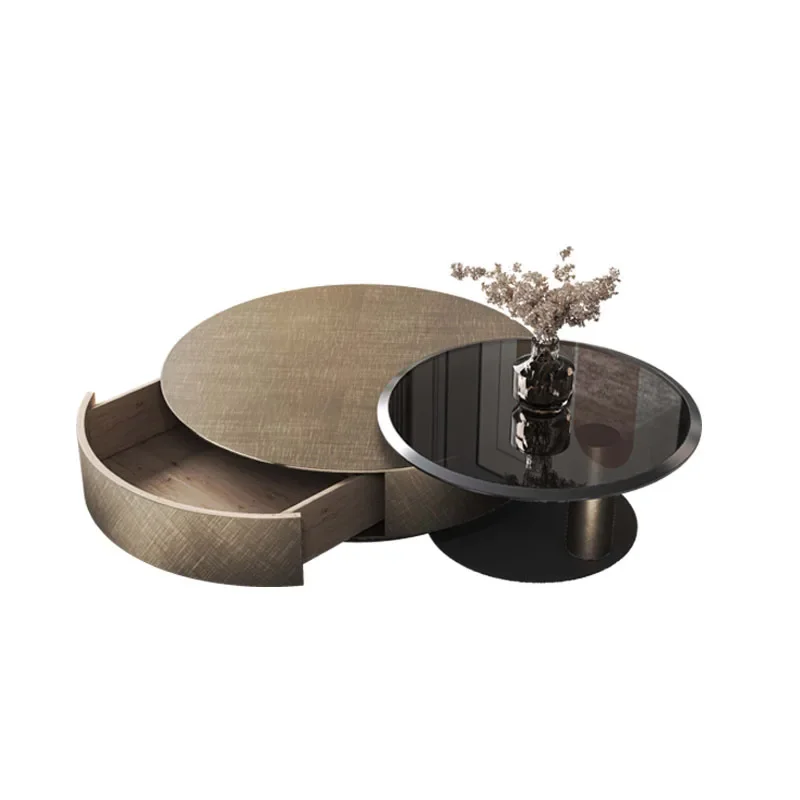 

Современный журнальный столик для гостиной роскошный дизайн регулируемые журнальные столики с ящиками эстетический стол