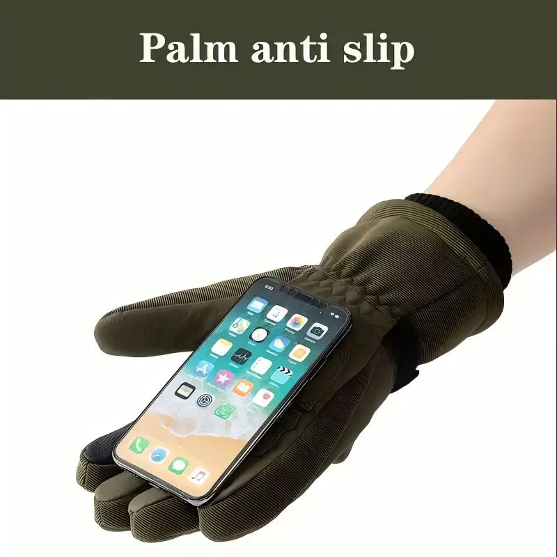 -20℃/-4&deg;F ColdProof Winter Gloves,Impact/Tactical Winter Gloves,Anti-Slip,Touch Screen Ski Gloves,Safety, Impact Protection