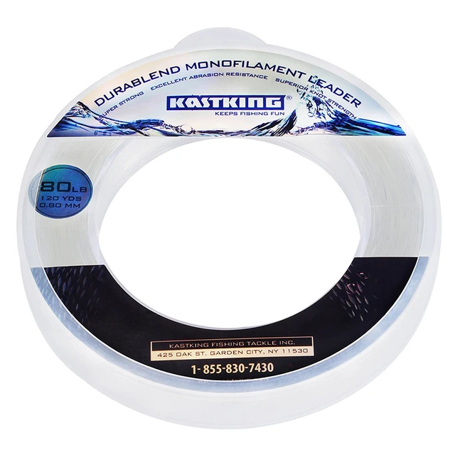 KastKing DuraBlend White Monofilament Wire Super Strong Nylon Fishing Line  20LB-200LB with Low Stretch and