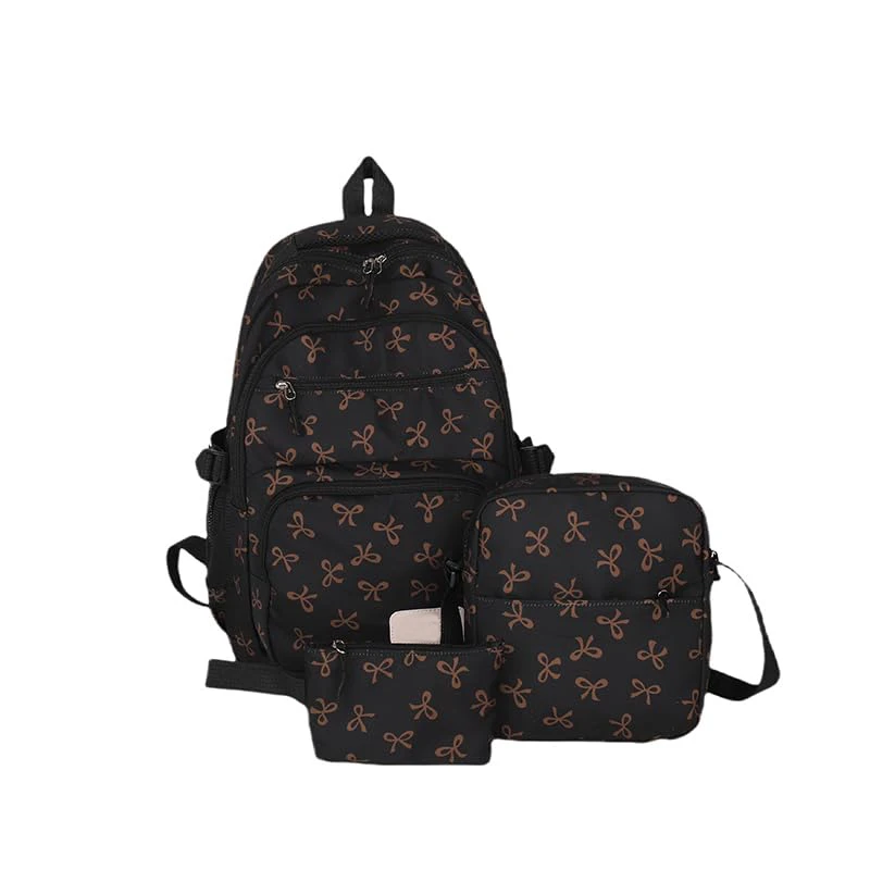 Backpack for Girl Cute Backpack Bow Full Travel Bags Lightweight Backpack Class Bags for Girl High School Students School Bag - 6