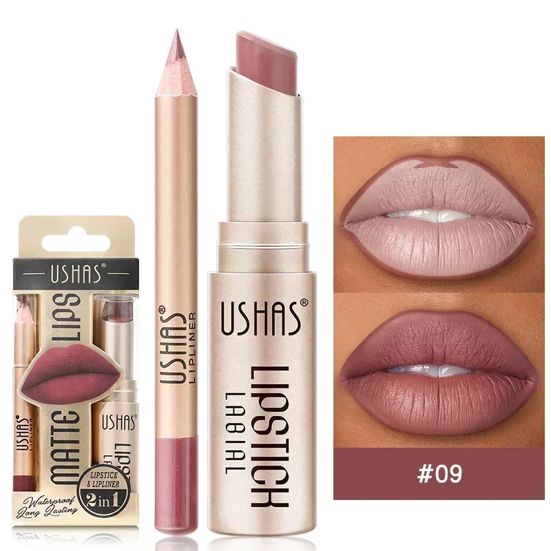 thumbnail image 1 of 2 In 1 Lipstick Set Non Cup Stick Makeup for women Waterproof Long lasting Cosmetics Korean makeup Matte lipstick, 1 of 5