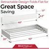 Bartnelli Wall Mounted Laundry Drying Rack for Clothes | with Patented Foldable Design for Maximum Space-Saving Efficiency 3