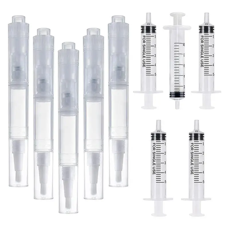 Touchs Up Paint Pens Refillable Leak-Proof Brush Pen With Injector Wall Repair Kit for Drywall Cabinet