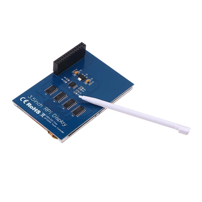 Display da 3,5 pollici per modulo display Raspberry Pi Touch screen da 3,5 pollici Display touch screen TFT 320 × 480 con penna touch per Raspberry Pi A, - immagine 3