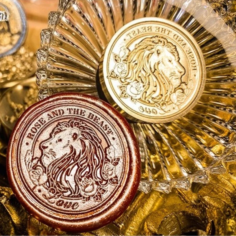 Handmade Lacquer Seal Decoration for Invitations and Greeting Cards