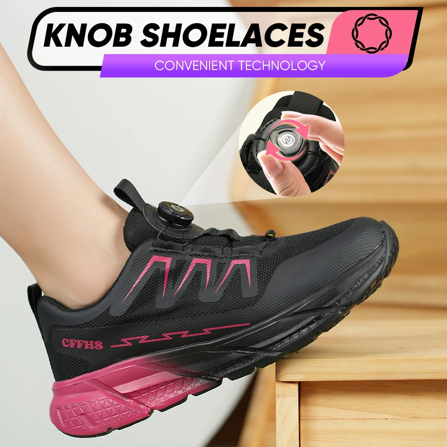 Women's Indestructible Steel Toe Safety Sneakers