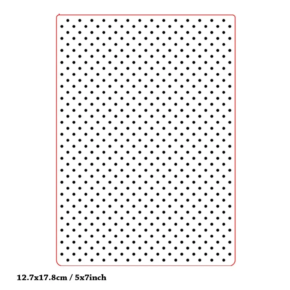 Plastic Embossing Folders for Card Making Spots Dots Background Stencil Template DIY Craft Mold for Photo Album Decor EM288 plastic embossing folder embossing folder