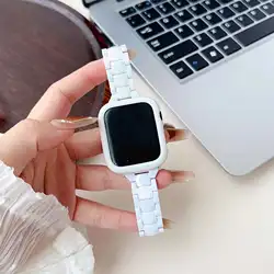 Elegant Laser Transparent Acrylic Strap and Case for Apple Watch - Women's Bracelet Edition (03)