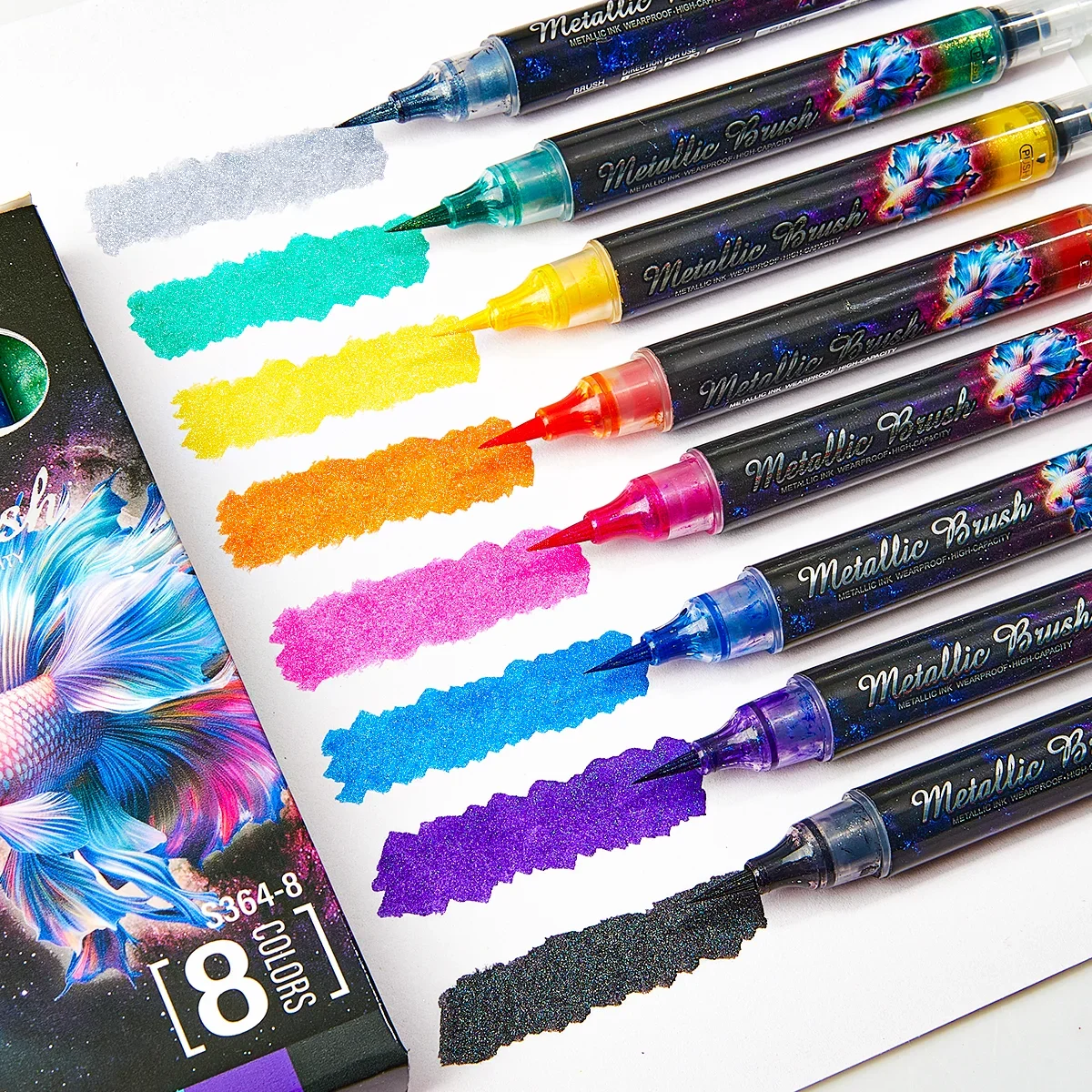 Paint Pens Glitter Calligraphy Pens Acrylic Glitter Paint Marker