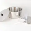 11-Cup Multi-Functional Stainless Steel Rice Cooker - Silver Durable 18/8 Food Grade 304 Stainless Steel Inner Pot and Outer Pot 4