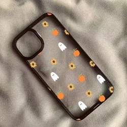 Adorable Halloween Pumpkin Ghost Phone Case Cover - S24 Plus (A)