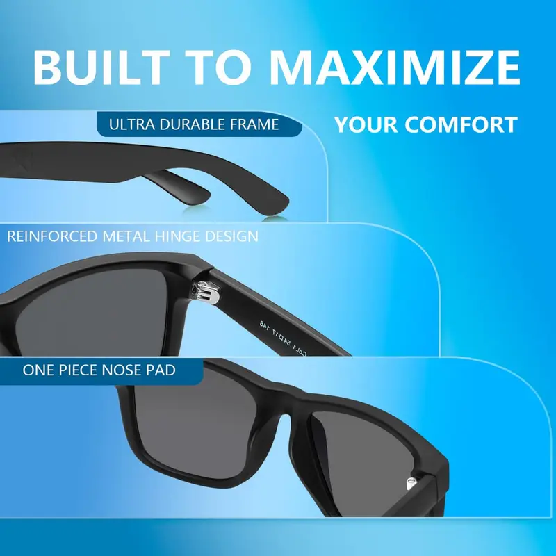 JULI Polarized Sunglasses Men Women,UV400 Protection Rectangular Sun Glasses ,Ideal for Driving Running Fishing Green/Pink  8806