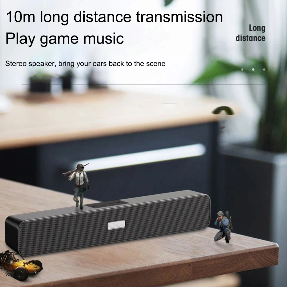 Description Picture 4 of itemMultimedia Home Theater Portable Wireless Speaker Subwoofer Soundbar TV Computers HIFI Bass Speakers For U Disk AUX Bluetooth