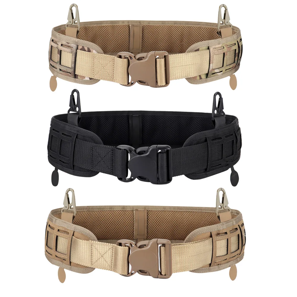 

Tactical Combat Belt For Men Army Quick Release Adjustable Cummerbunds Nylon 1000D Waist Belt Hunting Airsoft Accessories