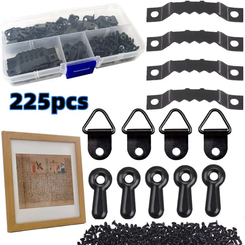 Sawtooth Picture Frame Hanger Hanging Art Work Photo Wall Oil Painting Mirror 3 colors Saw Tooth Hooks with Screws Accessories,wall hooks,picture frame hangers,hanging hooks