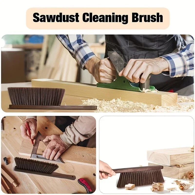 Cleaning Wooden Handle Brush - Long Handled Soft Bristled Brush, Used For Cleaning Cars/Beds/Sofas/Furniture, Dust Removal Brush