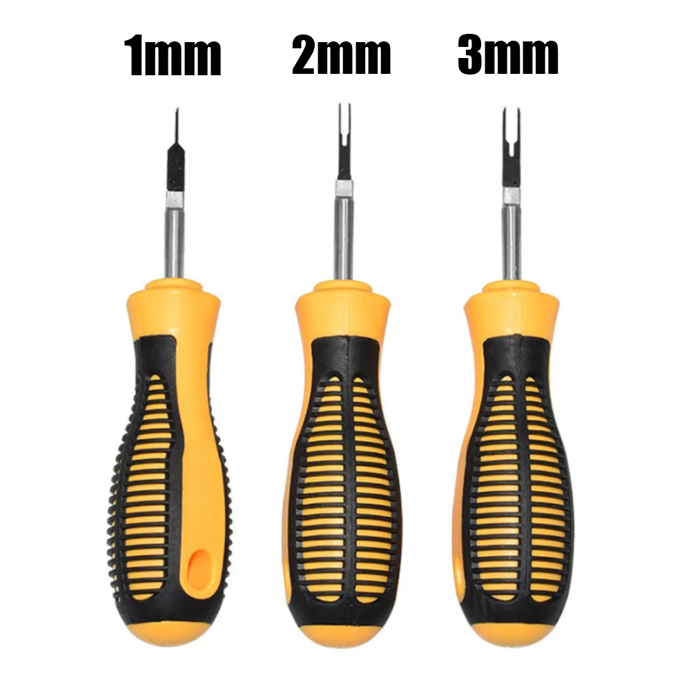 Car Terminal Removal Tool Electrical Wiring Key Pin Extractor Puller 2mm 3mm Electrical Connector Extractor Ejector car terminal tools
