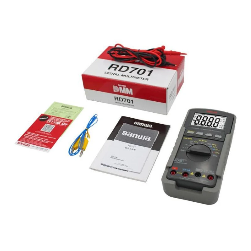 Sanwa Multimeter Digital RMS True RD701, uji suhu Multimeter Digital radio 1000 - AliExpress