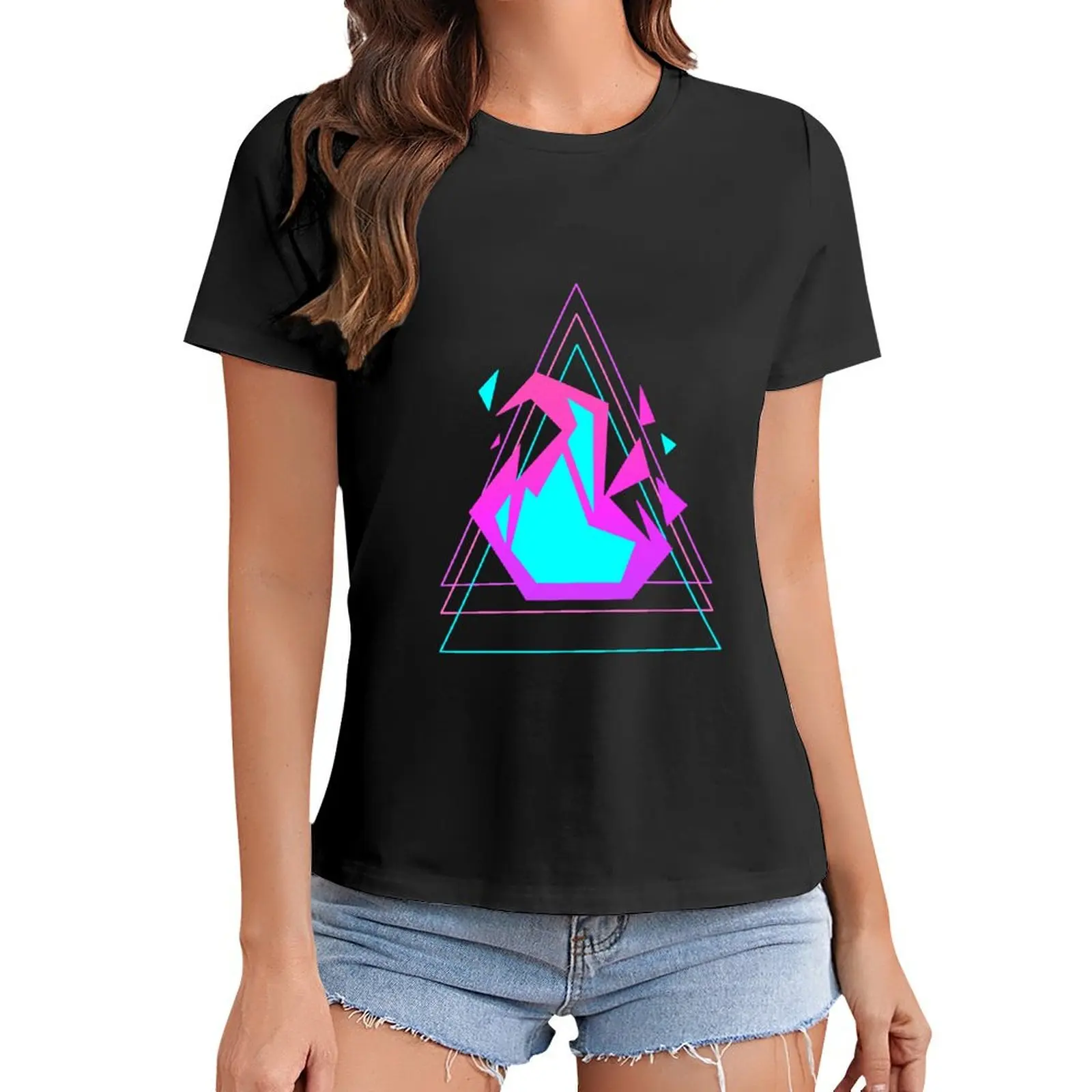 

Burnish Flame T-Shirt shirts graphic tees korean fashion tops for Women