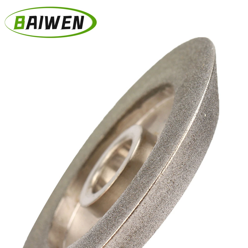 Abrasive Wheel Grinding Wheel 78x12.7x10mm Diamond Coated Grinding Wheel 45 degree Diamond Disc 150Grit 1PC