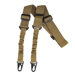 Durable Nylon Tactical Sling for Outdoor Hunting and Sports (Khaki)