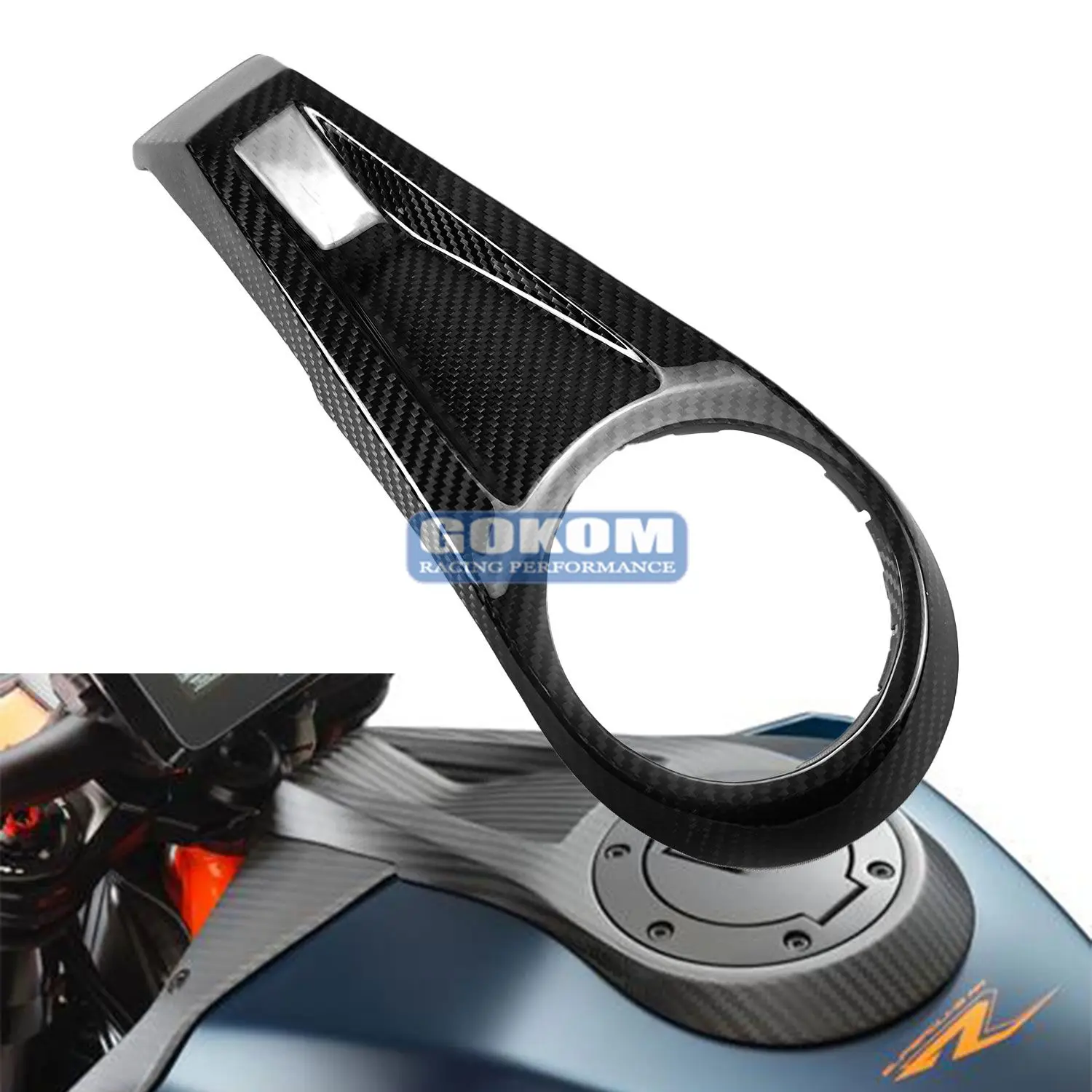 

Детали гоночного мотоцикла Gokom из углеродного волокна для KTM, крышка замка зажигания 1290 SUPER DUKE R 2020-2023