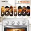 Chef Air Fryer Oven 26 QT, Big Air Fryer, Toast Oven with Bake, Roast, Pizza, Convection Oven, Easy to Use & Clean, 6 Slice Toas 6