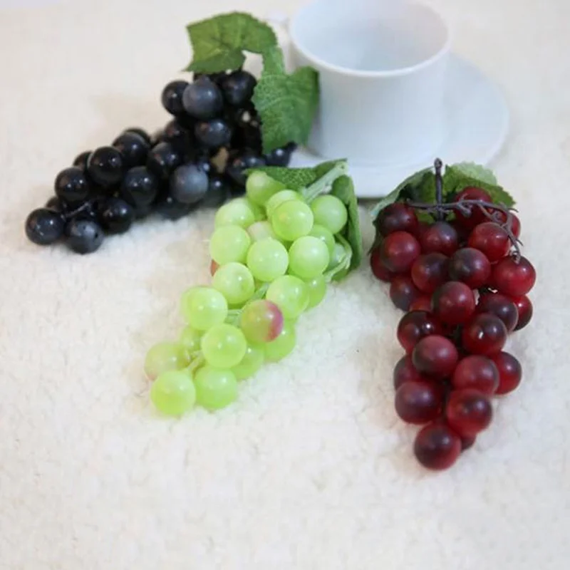 Artificial Grapes Plastic Fake Fruit Home Decor