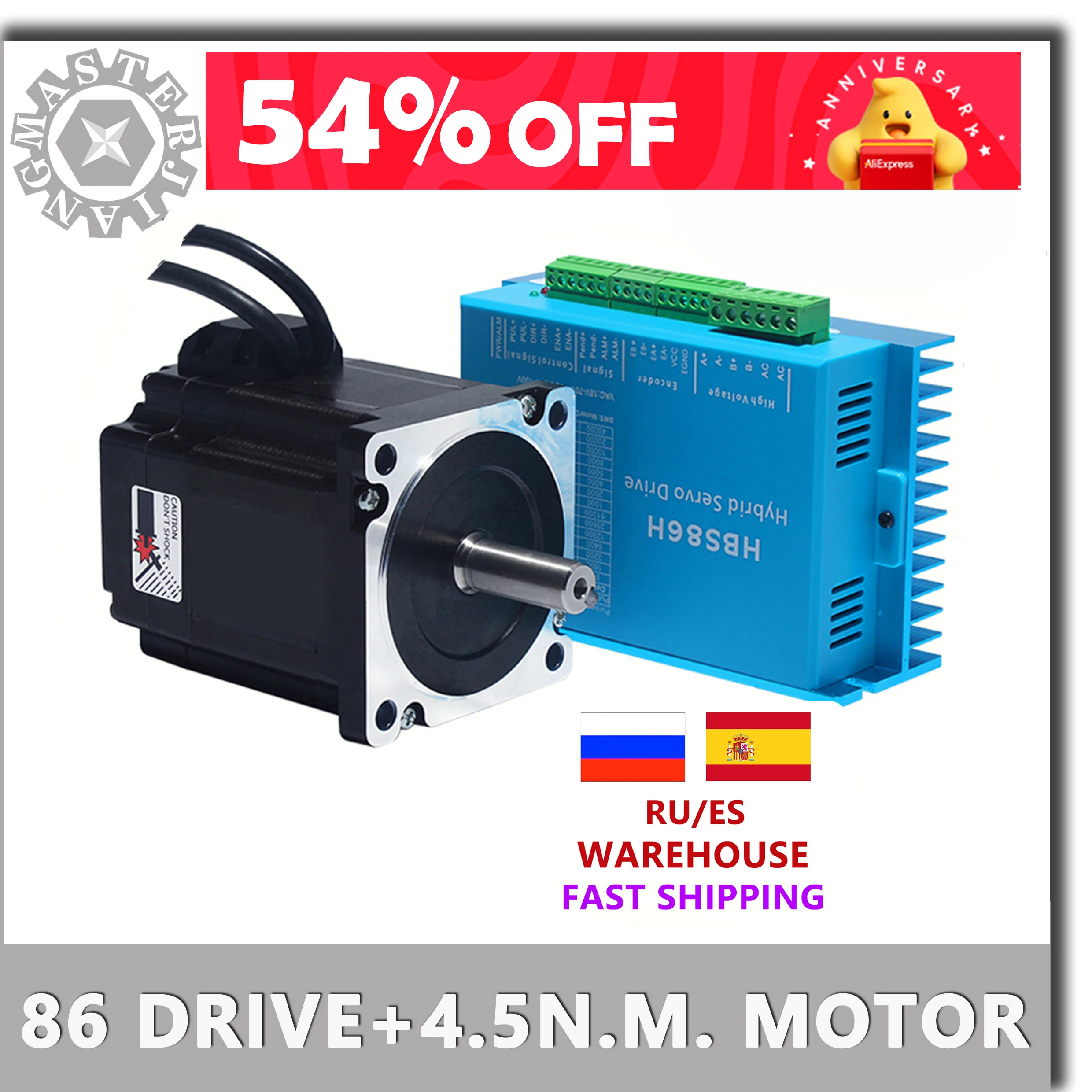 Driver Motore Passo-Passo CNC - 4A Per Motori 39/42/57 Mm - Digitale Micro Passo - Foto 11