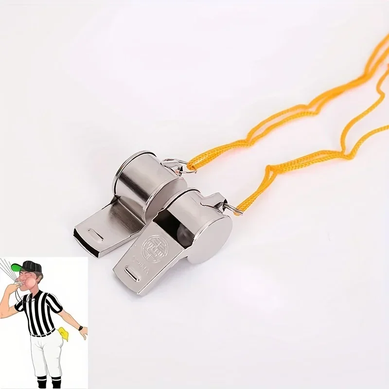 Metal Whistle 2pcs Referee Whistle