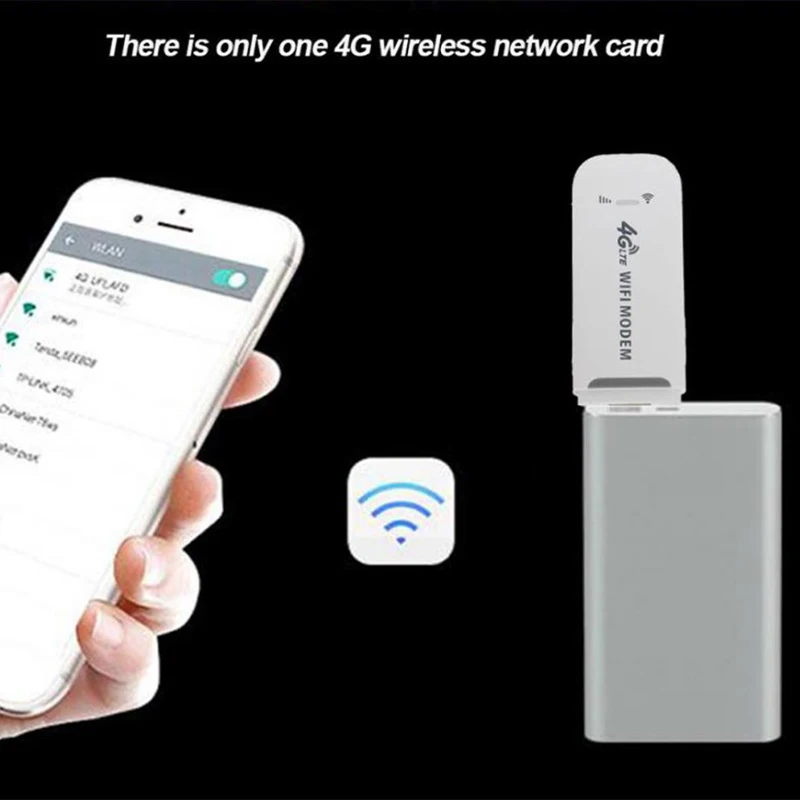 4G LTE 무선 USB 동글 모바일 광대역 150Mbps 모뎀 스틱, SIM 카드, 홈 오피스용 무선 라우터