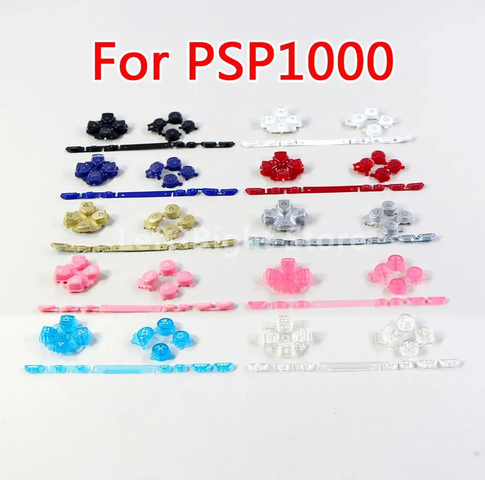 Set Di Cuscinetti In Gomma Silicone Per PSP-1000/1001 - Ricambi Per Pulsanti D-Pad, ABXY, L & R - Foto 6