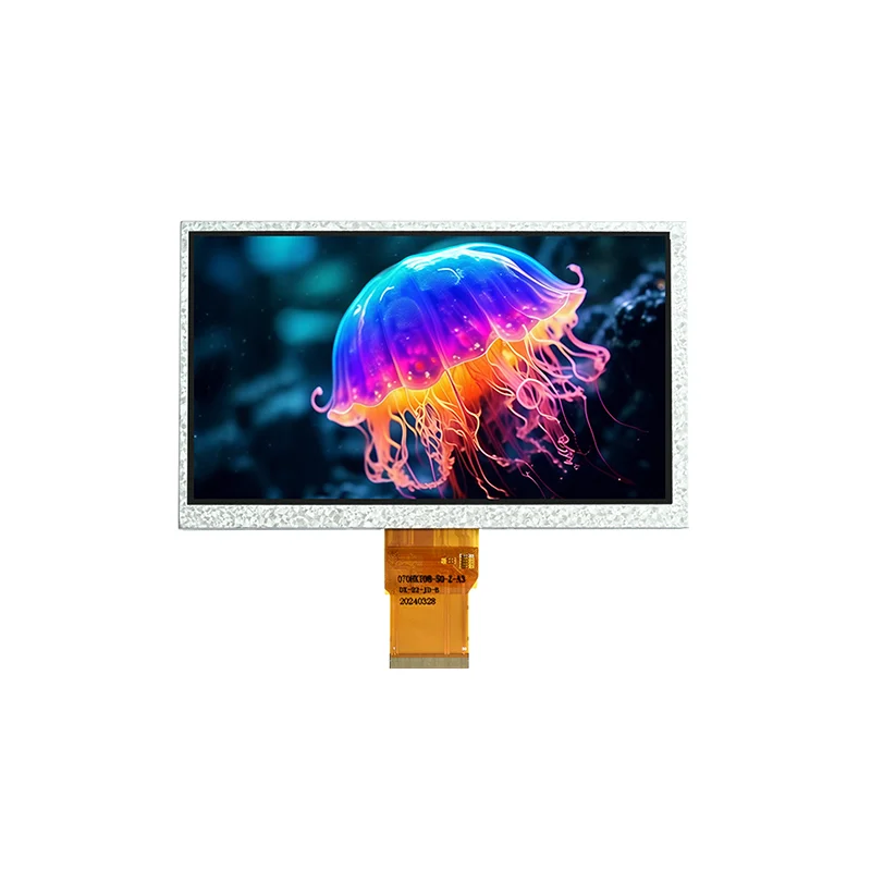7 inç IPS LCD ekran 7.0 inç LCD ekran RGB arayüzü 1024x600 çözünürlük kapasitif dokunmatik ekran 50Pin