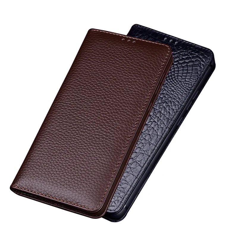 

Business Flip Case for Vivo Y95 Y91C Y77 Y72 Y71 Y70 Y67 Y53 Y52 Y51 Y35 Y31 Natural Leather Magnetic Holder Protective Cover