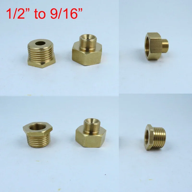 1pc G1/2 G3/8 NPT9/16 North America Plumbing Copper Coupling Pipe Fittings Unequal Threads Adapter Nipple Fittings Brass hose pipe fitting pipe fitting water pipe fitting