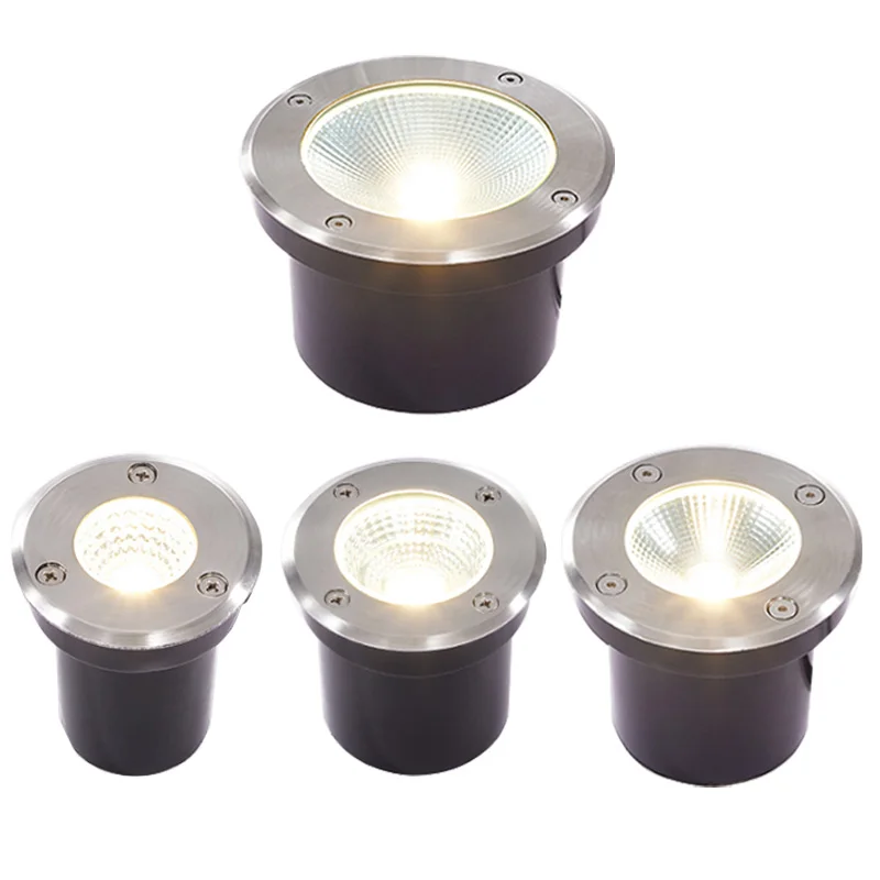 IP67 Waterproof Led Light Garden Underground 3W 5W 10W 15W Outdoor Buried Garden Path Spot Recessed Inground Lighting 220V DC12V led underground light
