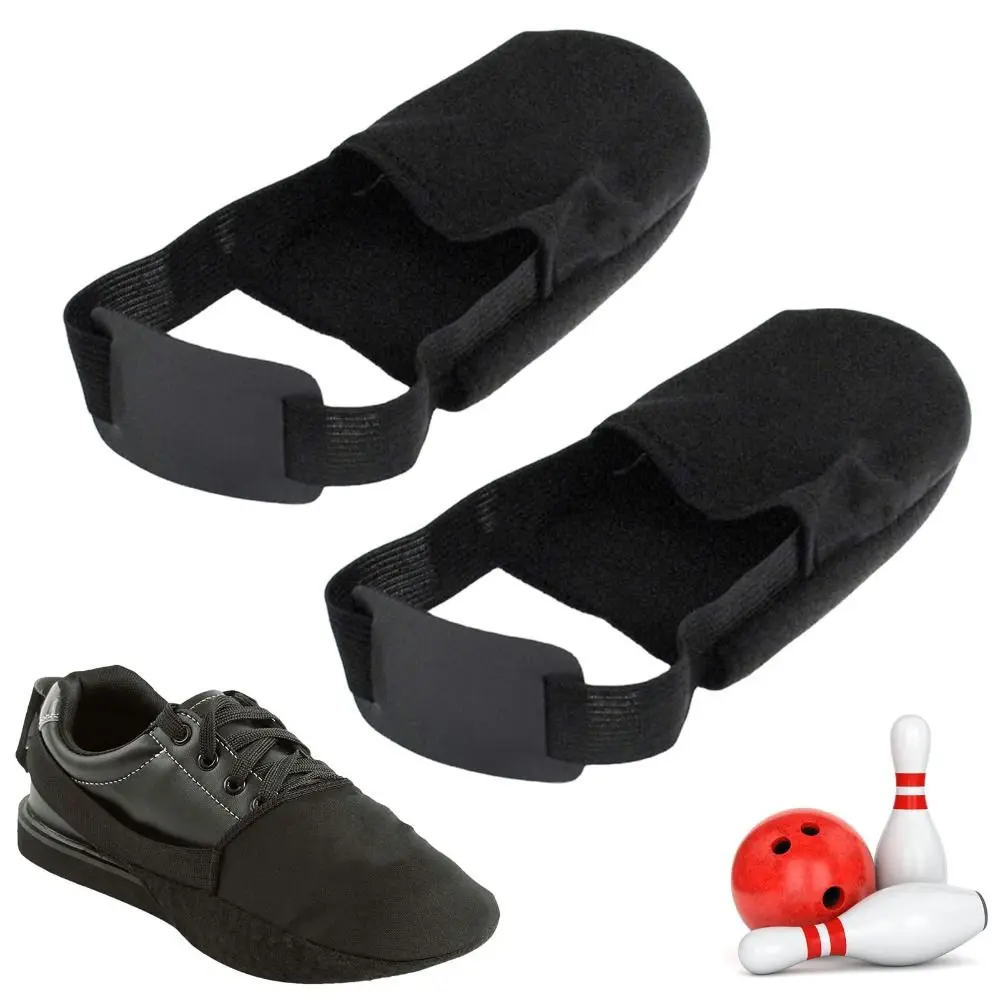 Couvre-chaussures de bowling à bande élastique, semelle réglable, couvertures coulissantes, tissu non tissé, protecteur, 1 paire