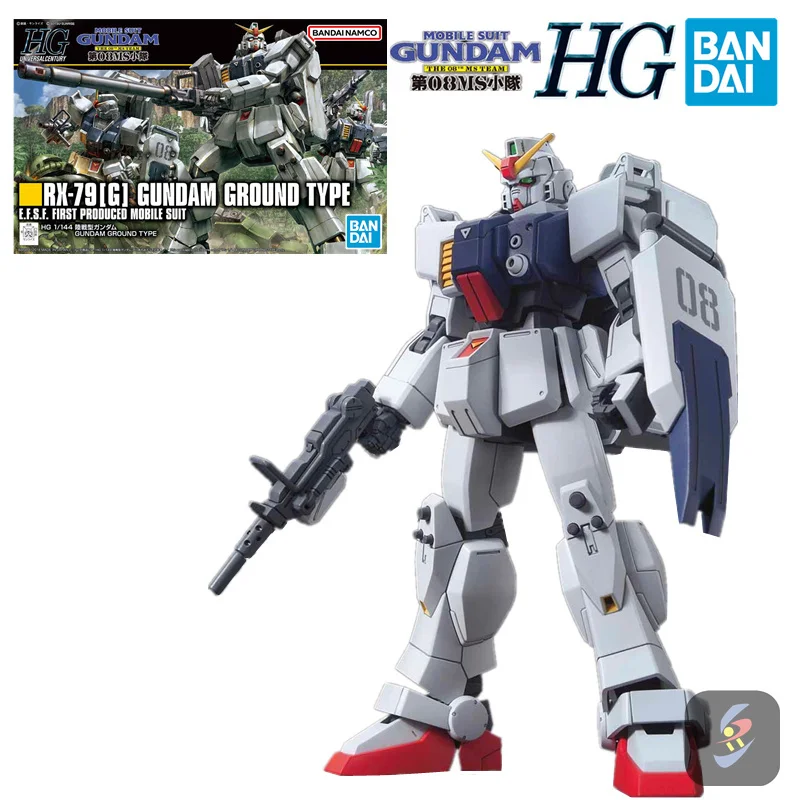 

Оригинальная аниме-фигурка Bandai Gundam HG HGUC 1/144 210 08MS, детская игрушка, подарок для мальчиков, Сборная модель