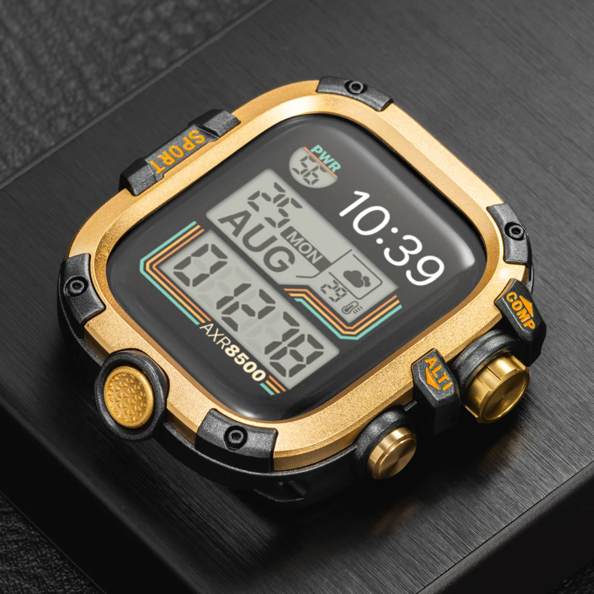 Premium Waterproof Metal Bumper Case with Protective Film