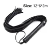 1PC 40CM Genuine Leather Tassel Horse Whip With Handle Flogger Equestrian Whips Teaching Training Riding Whips 1