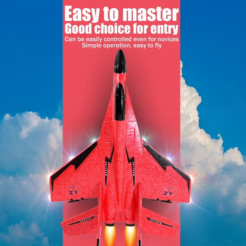 Foam Aircraft Foam Plane RC Plane RC Glider MiG-530 RC Plane EPP Foam Aircraft Radio Control 2.4G Remote Control Fighter Glider Toys for Children