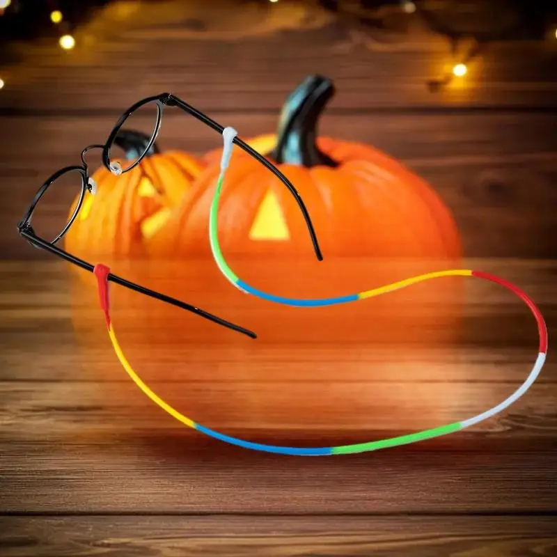 Versatile Silicone Eyewear Strap with Chain