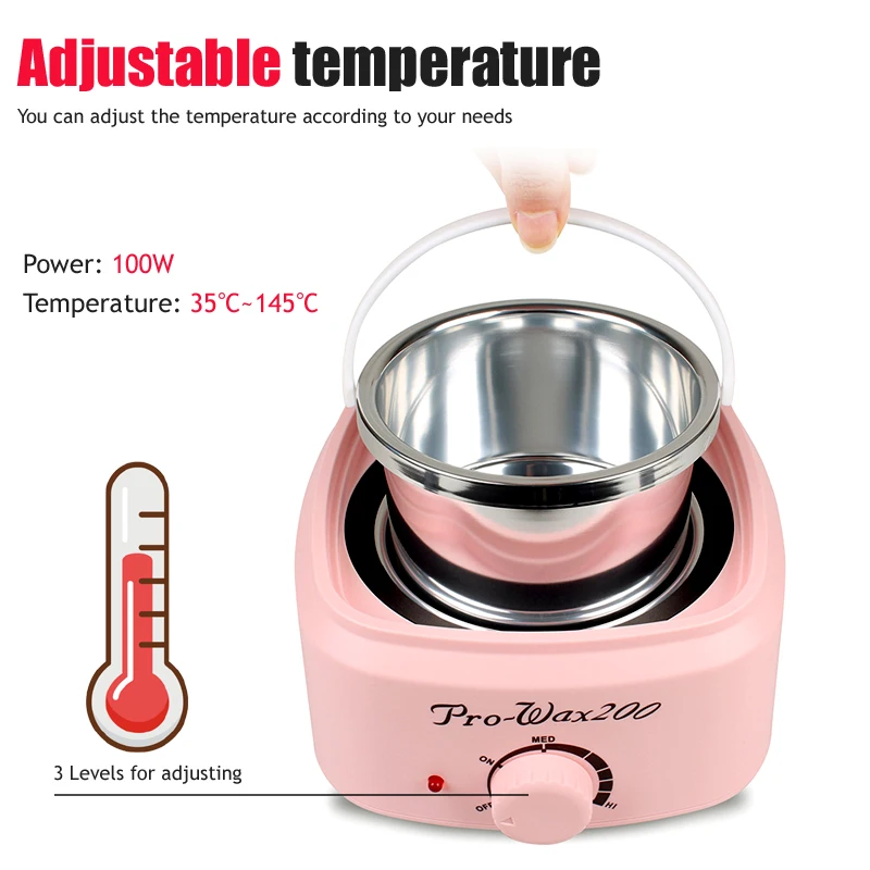 Hair Removal Wax 500ml Big Size Waxing Machine Brazilian Hard Waxing Wax Beans