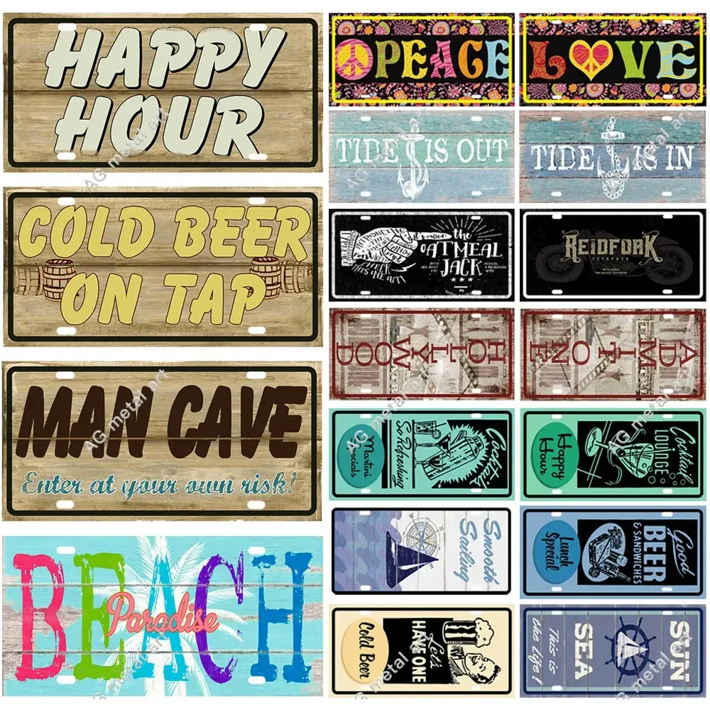 

vintage Man Cave Metal Sign Vintage Tin Sign Funny Warning My Rules Caution for Bar Pub Club Man Cave Game Room Wall Decor