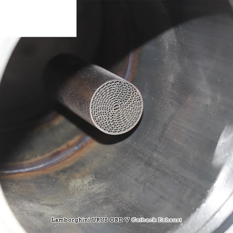 Head Section High flow Pipes branch downpipe Exhaust Pipe with catalyst For Lamborghini URUS 4.0