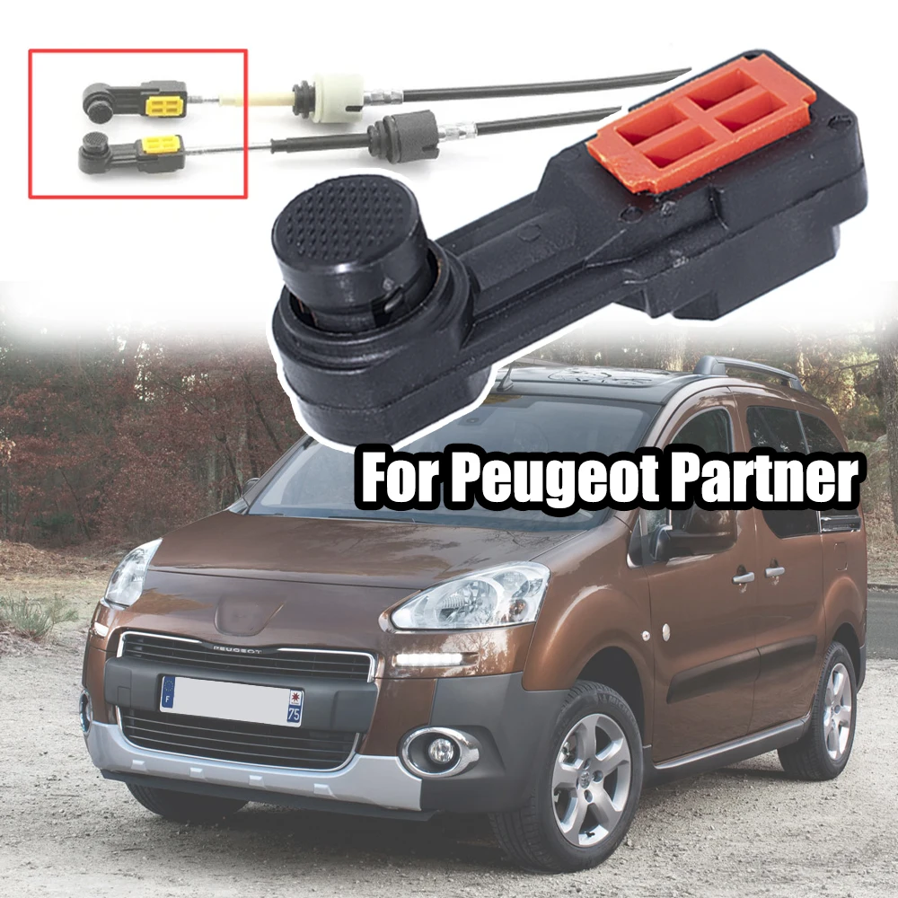 MT Shift Tower Shifter Assembly For Peugeot Partner Tepee Collet Gear Cable Selector Lever Joint Car Gearbox Linkage End 12-