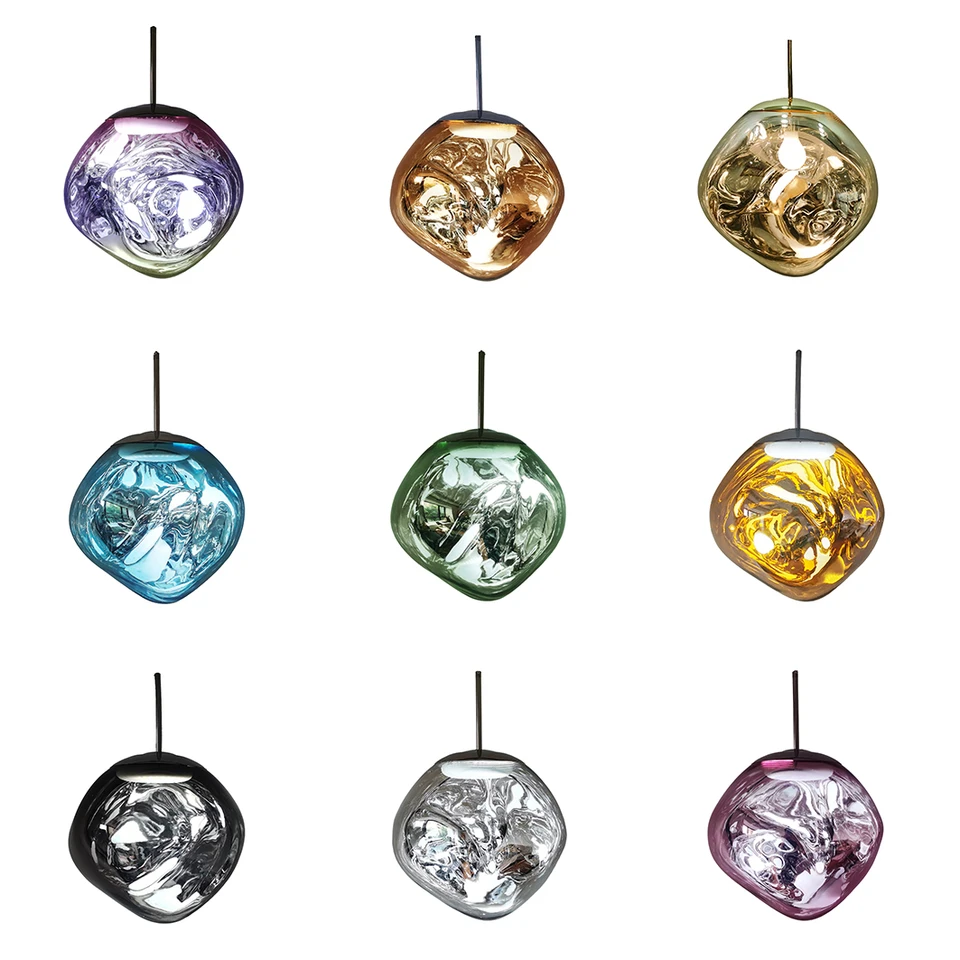 Modern Glass Lava Pendant Light for Home Decor