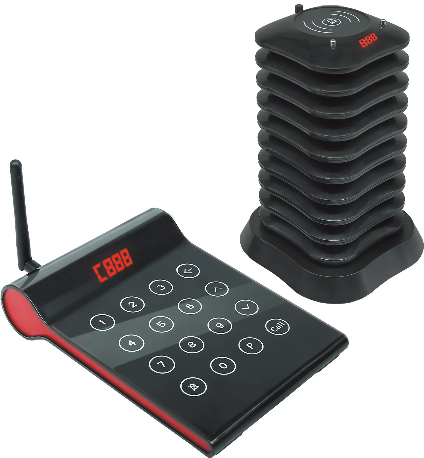 

Restaurant wireless call button cafe wireless buzzers restaurant buzzers coaster pager KL-QC08