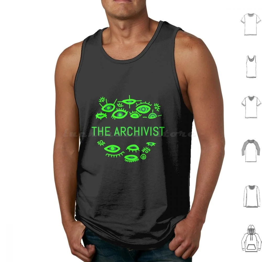 The Archivist-Mag-All Veilling Eyes Canotte Stampa Cotton Eye Eyes The Magnus Archivi Tma Archivist Jon Sims Jonathan