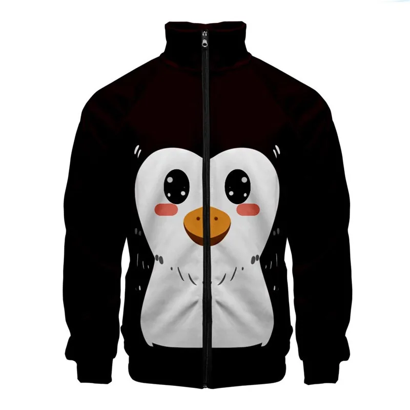 thumbnail image 1 of Bonitas chaquetas con estampado 3D de cara de animé para hombres y mujeres, abrigo de calle de manga larga, chaqueta con cremallera de gran tamaño, ropa de abrigo masculina con personalidad, 1 of 5